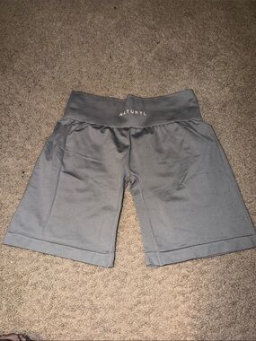 NATURYL High-Waist Gray Women’s Bike Shorts